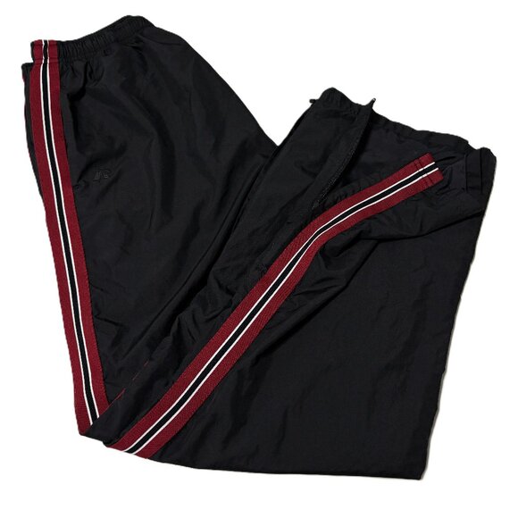 Russell Athletic Black Red Stripe Track Pants Men’s Large Retro Y2K Joggers - Picture 1 of 11